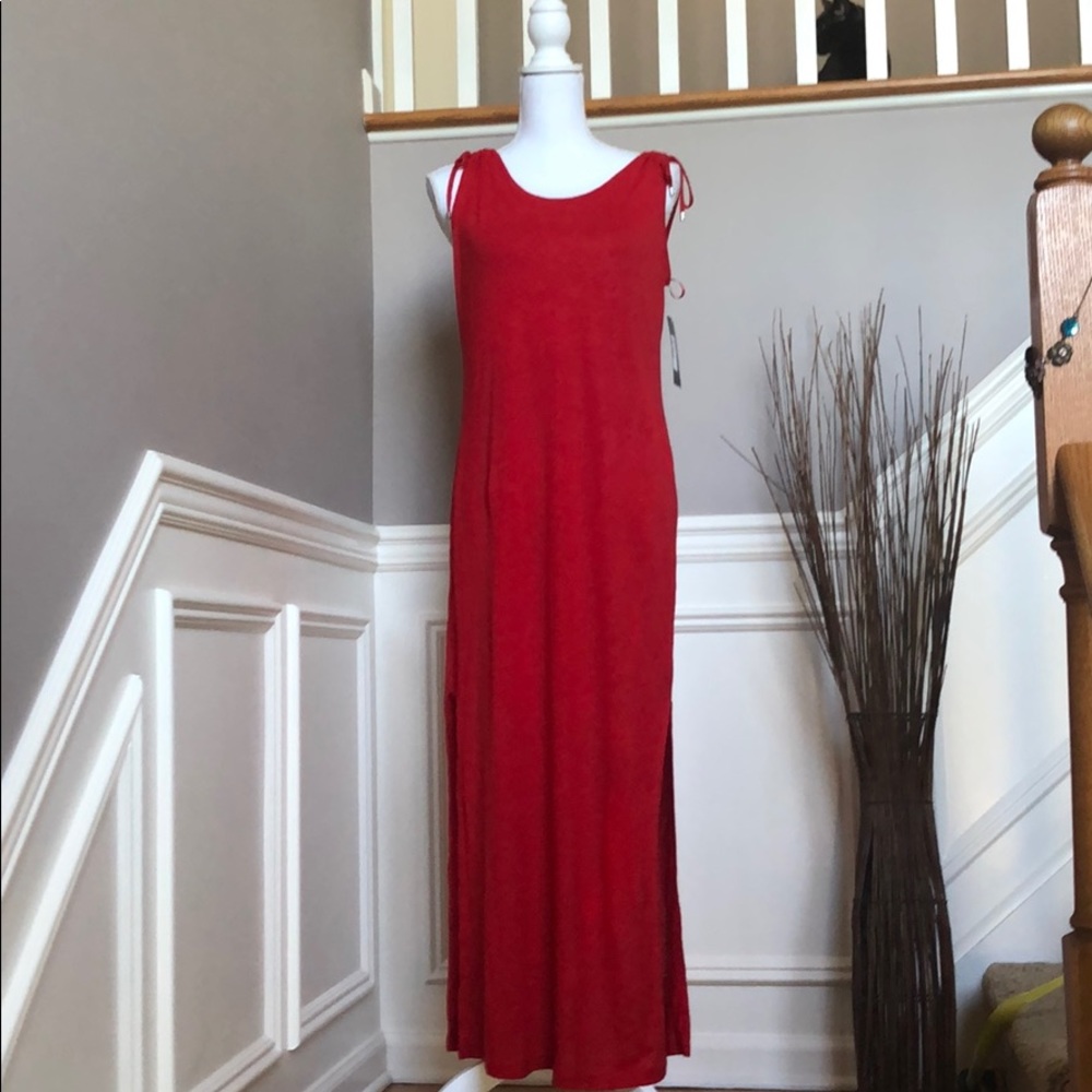 Ralph Lauren Linen full Length Tank Dress - Picture 2 of 8